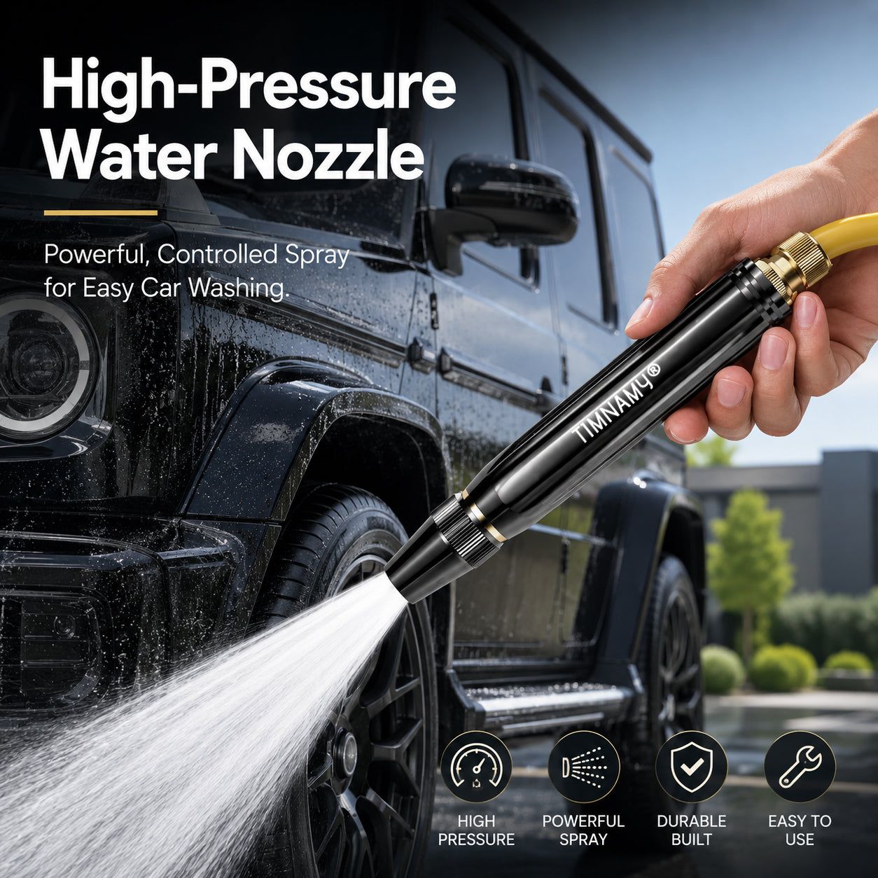 🚗LAST DAY 50% OFF TIMNAMY®Powerful High-Pressure Home Car Wash & Garden Sprayer✨✨2