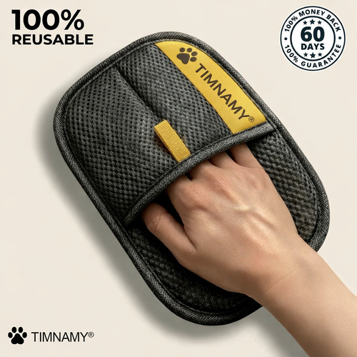 TIMNAMY® Electrostatic Pet Hair Removal Glove – Lifts Embedded Fur in Seconds, Reusable & Washable, Works on Sofas, Clothes & Cars