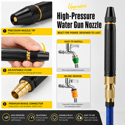 🚗LAST DAY 50% OFF TIMNAMY®Powerful High-Pressure Home Car Wash & Garden Sprayer✨✨2