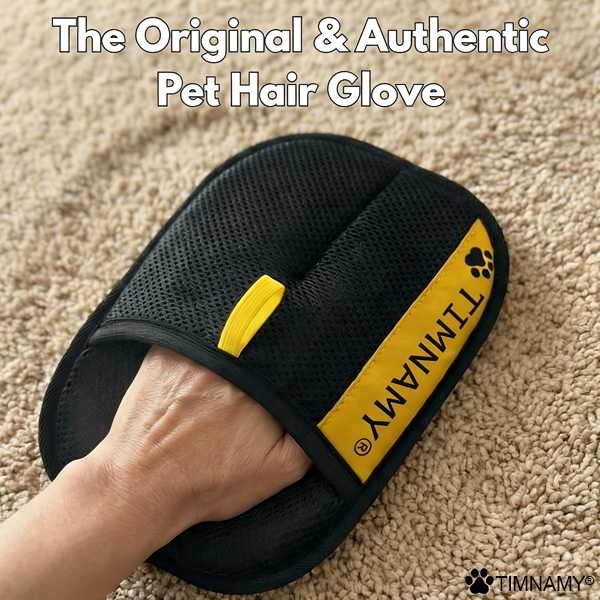 TIMNAMY® Electrostatic Pet Hair Removal Glove – Lifts Embedded Fur in Seconds, Reusable & Washable, Works on Sofas, Clothes & Cars