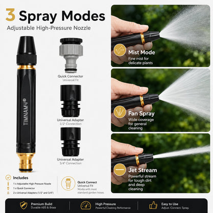 🚗LAST DAY 50% OFF TIMNAMY®Powerful High-Pressure Home Car Wash & Garden Sprayer✨✨2