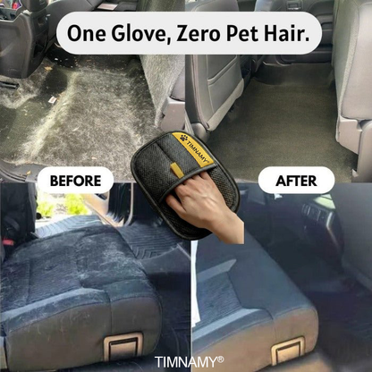 TIMNAMY® Electrostatic Pet Hair Removal Glove – Lifts Embedded Fur in Seconds, Reusable & Washable, Works on Sofas, Clothes & Cars