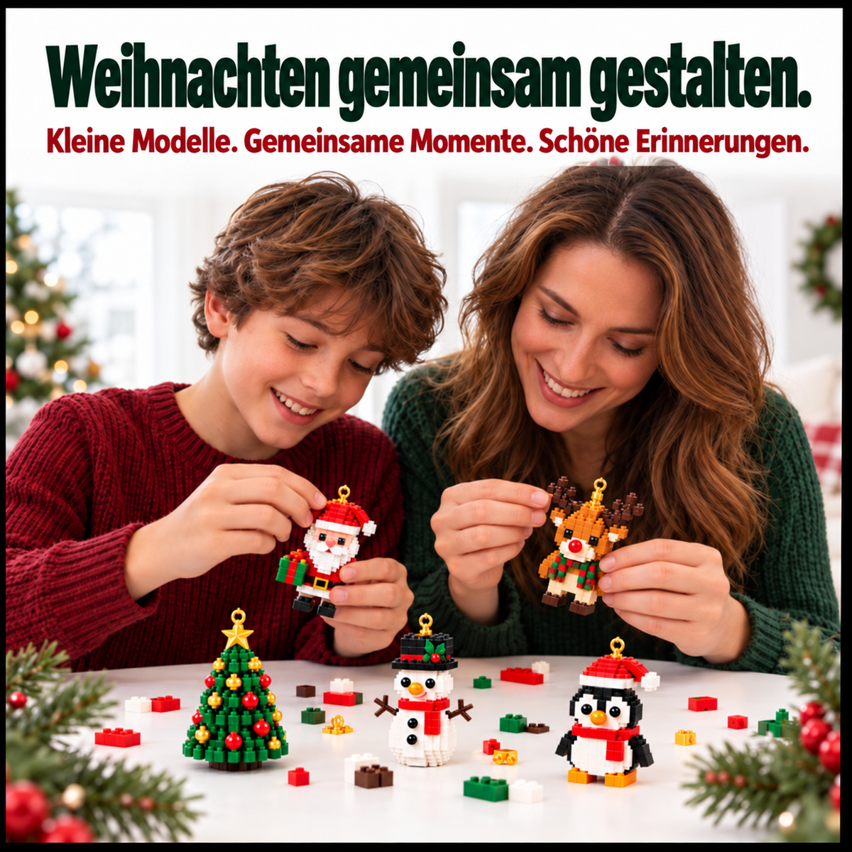 🎅 Nur heute 30 % Rabatt ✨ Weihnachts-Adventskalender mit Bausteinen – 24 Überraschungen für die Familie