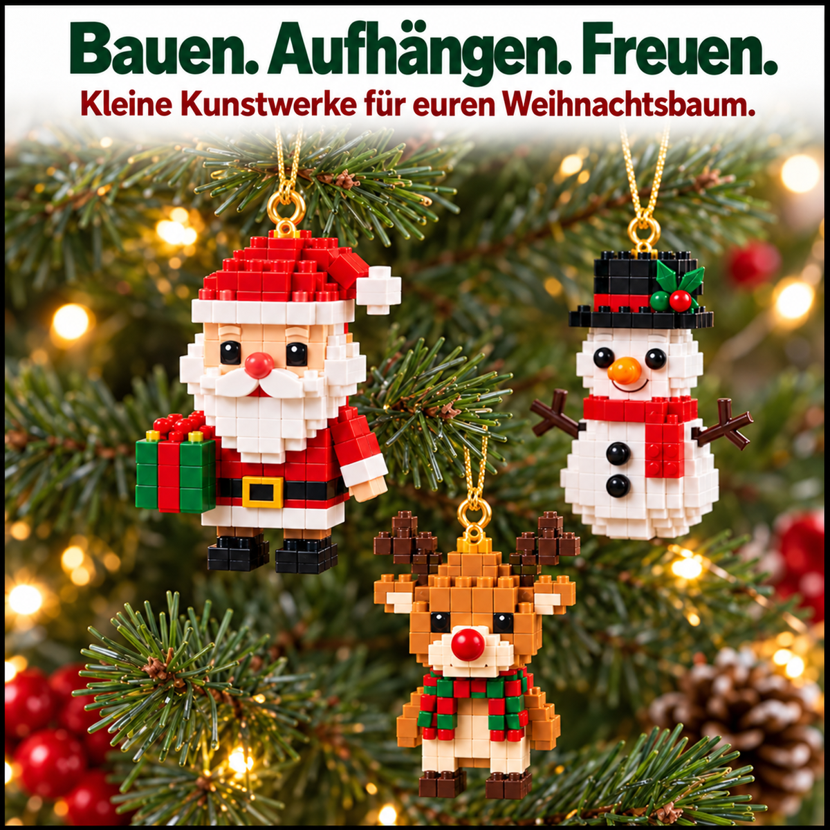 🎅 Nur heute 30 % Rabatt ✨ Weihnachts-Adventskalender mit Bausteinen – 24 Überraschungen für die Familie