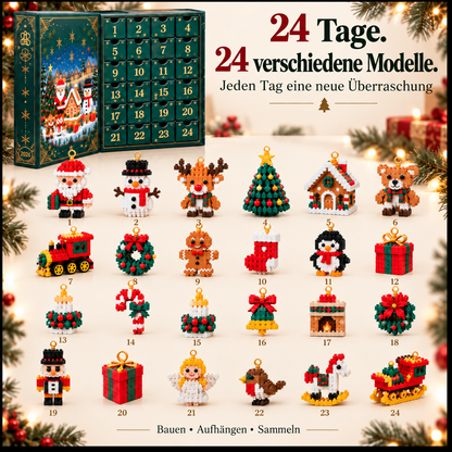 🎅 Nur heute 30 % Rabatt ✨ Weihnachts-Adventskalender mit Bausteinen – 24 Überraschungen für die Familie
