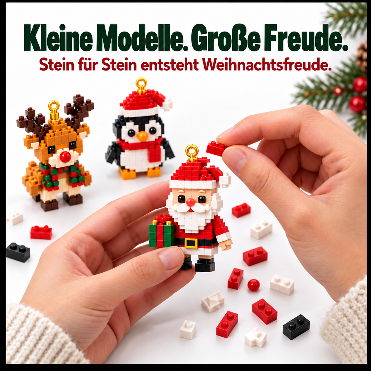🎅 Nur heute 30 % Rabatt ✨ Weihnachts-Adventskalender mit Bausteinen – 24 Überraschungen für die Familie